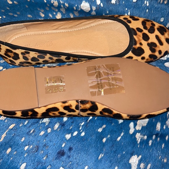 Madewell size 11 leopard print flats - Picture 3 of 5